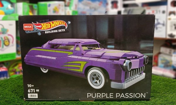 لگو تکنیک ماشین مسابقه ای هات ویلز 671 قطعه مدل Hot Wheels Mega PURPLE PASSION_اسباب بازی لگو