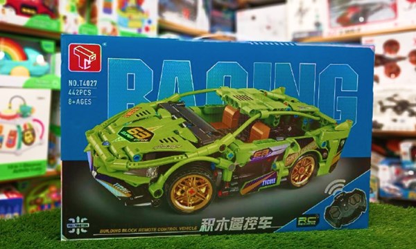 لگو تکنیک ماشین کنترلی شارژی 442 قطعه رنگ سبز مدل TA GAOLE T4027_اسباب بازی لگو