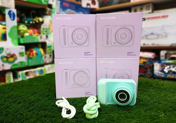 دوربین عکاسی و فیلمبرداری دیجیتال HD کودک سبز مدل Micro single_اسباب بازی دیجیتال و هوشمند