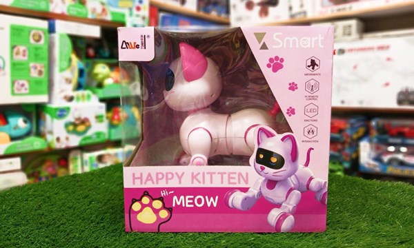 ربات اسباب بازی کنترلی گربه مدل HAPPY KITTEN_اسباب بازی ربات