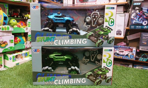 ماشین کنترلی آفرود با چرخ های کپسولی مدل Stunt Mini Climbing Remote Control Car_اسباب بازی ماشین کنترلی