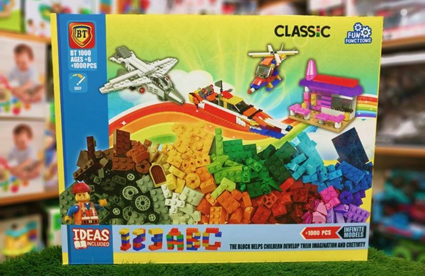 لگو کلاسیک وسایل حمل و نقل 1000 قطعه مدل BT_اسباب بازی لگو