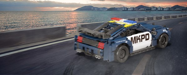 لگو تکنیک ماشین پلیس 786 قطعه مدل Mould King 15073 Barricade_اسباب بازی لگو