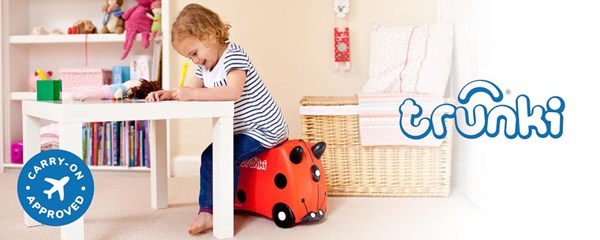 چمدان سواری کودک با ظرفیت 18 لیتر طرح کفشدوزک مدل 0092 Trunki 18L_کیف و کوله پشتی