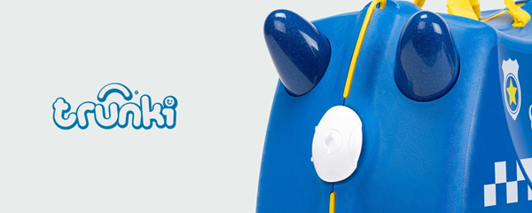 چمدان سواری کودک با ظرفیت 18 لیتر طرح ماشین پلیس مدل 00323 Trunki 18L_کیف و کوله پشتی