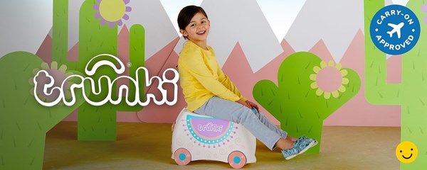 چمدان سواری کودک با ظرفیت 18 لیتر طرح شتر لاما مدل 00356 Trunki 18L_کیف و کوله پشتی
