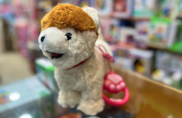 عروسک رباتیک هاپو پشمالو سخنگو و موزیکال با دسته ی کنترلی مدل Electric Singing Dog Toys 968_عروسک رباتیک