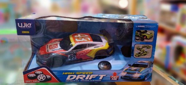 ماشین کنترلی دریفت با چرخ‌های یدکی مقیاس 1:12 مدل Drift Car Super Racing 99-221_اسباب بازی ماشین کنترلی