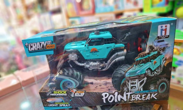 ماشین کنترلی آفرود دودزا مدل کامیون هیولا_اسباب بازی ماشین کنترلی