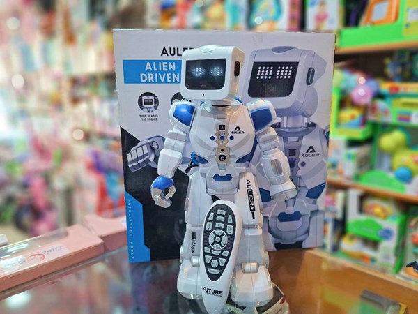 ربات اسباب‌بازی کنترلی شارژی هوشمند 37 سانتی حرکت با نیروی آب_اسباب بازی ربات