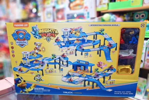 پارکینگ دو طبقه سگ های نگهبان PAW PATROL مدل 553 389B_اسباب بازی اکشن فیگور