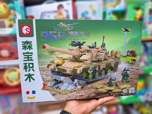 لگو تکنیک تانک تیر پرتاب کن 719 قطعه مدل Sembo 203159_اسباب بازی لگو