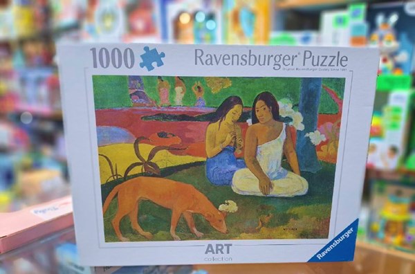 پازل 1000 قطعه راونزبرگر Ravensburger طرح سگ قرمز اثر پل گوگن_اسباب بازی لگو