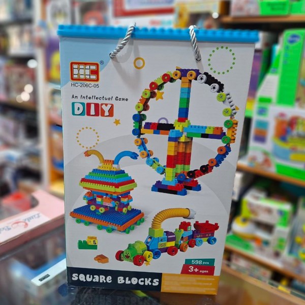 لگو کلاسیک 598 قطعه طرح چرخ فلک مدل 206c_اسباب بازی لگو