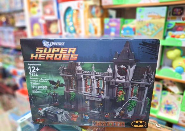 لگو دی سی فرار جوکر از بیمارستان آرکام 1619 قطعه مدل Super Hero 7124_اسباب بازی لگو