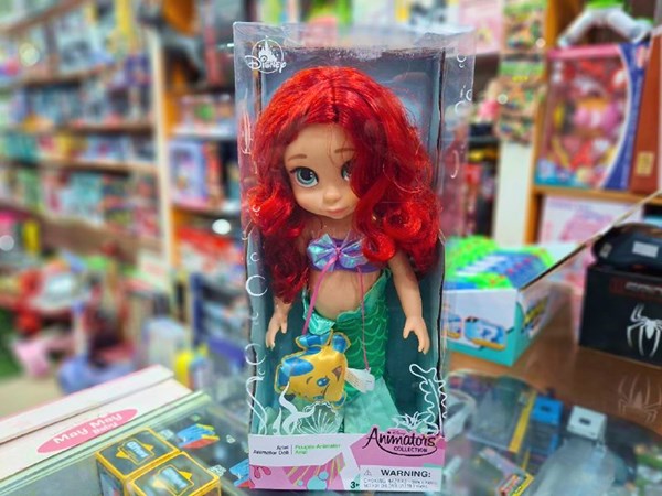 عروسک دیزنی آریل پری دریایی 40 سانتی Disney Animators_اسباب بازی عروسک دخترانه