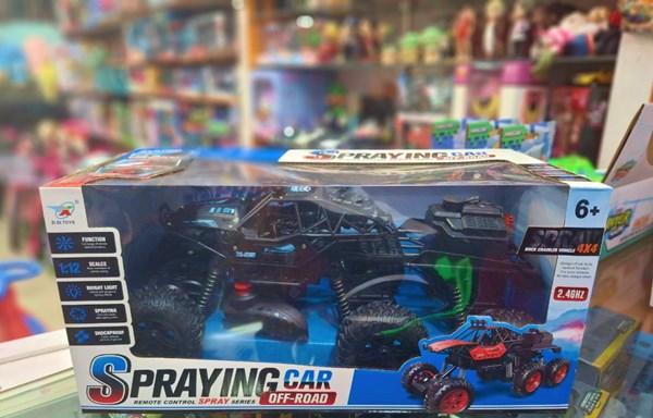 ماشین کنترلی شارژی آفرود دودزا 6 چرخ مقیاس 1:12 کد 2038_اسباب بازی ماشین کنترلی