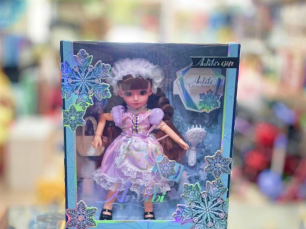 عروسک باربی تمام مفصلی 30 سانتی با لباس پرنسس کد 212_اسباب بازی عروسک دخترانه