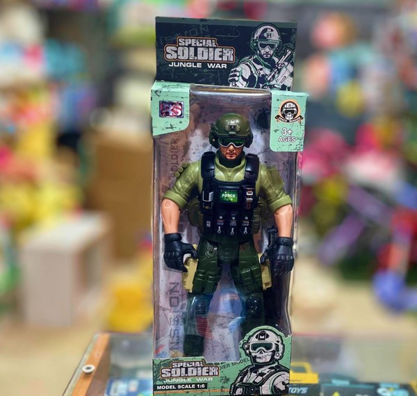 اکشن فیگور مفصلی سرباز نیروی ویژه مقیاس 1:6 مدل 8910_اسباب بازی اکشن فیگور