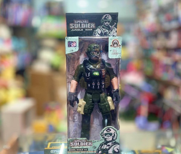 اکشن فیگور مفصلی سرباز نیروی ضربت مقیاس 1:6 مدل 8910_اسباب بازی اکشن فیگور