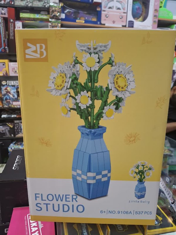 لگو گل مینا و گلدان مدل 9106