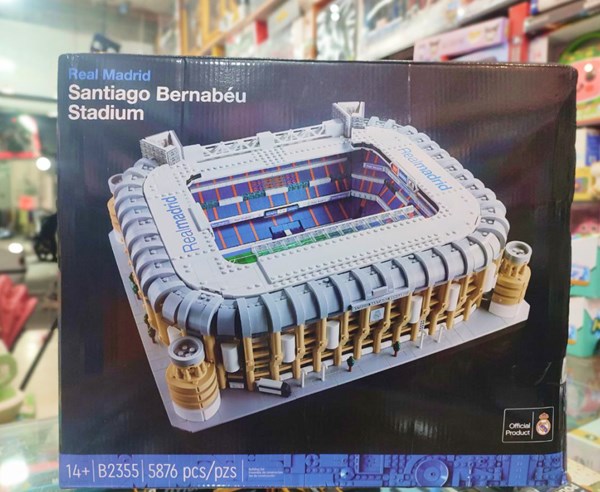 لگو استادیوم سانتیاگو برنابئو رئال مادرید 5876 قطعه مدل B2355
