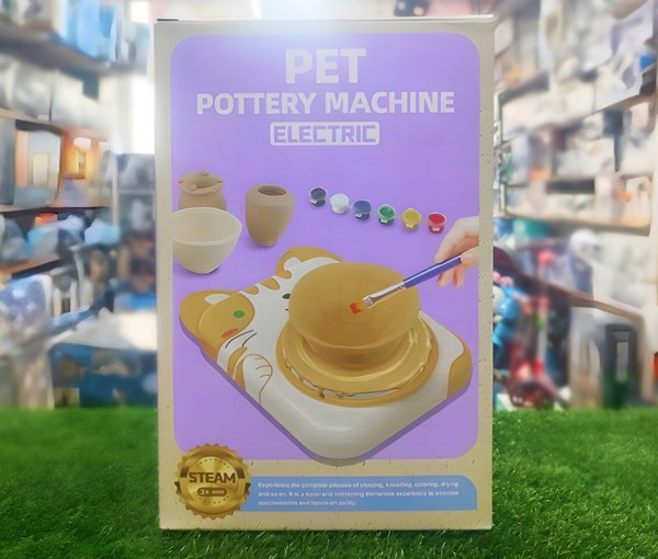 چرخ سفالگری برقی طرح گربه مدل 8813