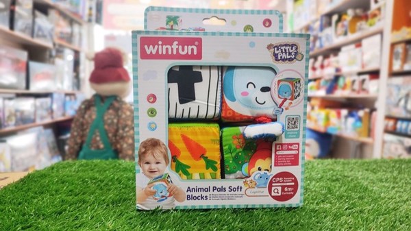 بلوک پارچه ای حیوانات وین فان Winfun مدل 000178