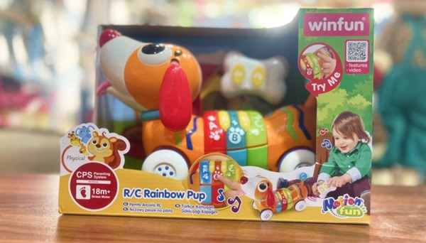 سگ رنگین کمانی کنترلی وین فان Winfun مدل 001142