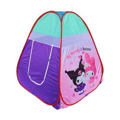 چادر بازی کودک 130 سانتی طرح کرو‌می و مای ملودی Kuromi & My Melody رنگ بنفش_اسباب بازی اتاق کودک