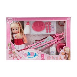 عروسک دخترانه بیبی بورن نه کاره BABY BORN_عروسک دخترانه