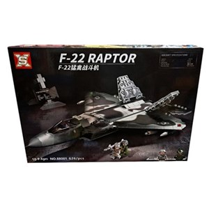 اسباب بازی لگو کریتور هواپیمای جنگنده F22 برند اس ایکس 626 قطعه مدل SX88001_اسباب بازی لگو