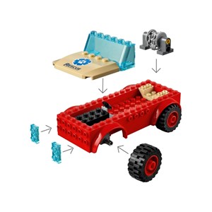 اسباب بازی لگو سیتی ماشین آفرود نجات حیات وحش 157 قطعه مدل Wildlife Rescue Off-Roader - 60301 Building Kit_اسباب بازی لگو