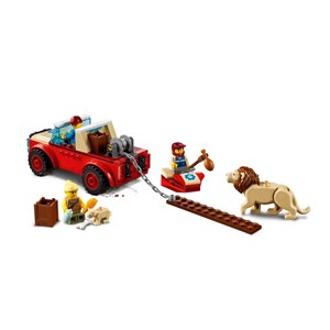 اسباب بازی لگو سیتی ماشین آفرود نجات حیات وحش 157 قطعه مدل Wildlife Rescue Off-Roader - 60301 Building Kit_اسباب بازی لگو