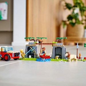 اسباب بازی لگو سیتی ماشین آفرود نجات حیات وحش 157 قطعه مدل Wildlife Rescue Off-Roader - 60301 Building Kit_اسباب بازی لگو