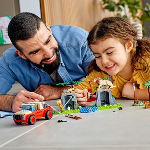 اسباب بازی لگو سیتی ماشین آفرود نجات حیات وحش 157 قطعه مدل Wildlife Rescue Off-Roader - 60301 Building Kit_اسباب بازی لگو