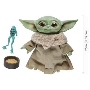 اسباب بازی عروسک سخنگوی بیبی یودا مدل Hasbro - Star Wars The Child Talking Plush Toy_عروسک رباتیک