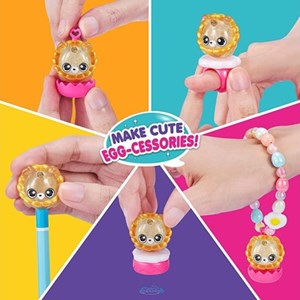 عروسک سورپرایزی رینبوکورنز RainBocoRns سری Eggzania با شاخ بنفش مدل Eggzania Surprise_عروسک سورپرایزی