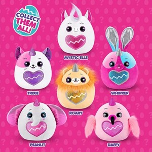 عروسک سورپرایزی رینبوکورنز RainBocoRns سری Eggzania با شاخ بنفش مدل Eggzania Surprise_عروسک سورپرایزی