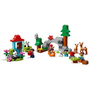 اسباب بازی لگو دوپلو دنیای حیوانات 121 قطعه مدل World Animals - 10907 Building Kit_اسباب بازی لگو