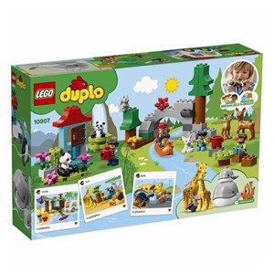 اسباب بازی لگو دوپلو دنیای حیوانات 121 قطعه مدل World Animals - 10907 Building Kit_اسباب بازی لگو