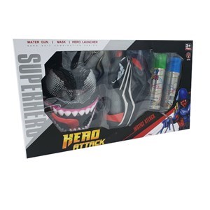 اسباب بازی ست ماسک ،آبپاش و تار پرتاب کن ونوم _اسباب بازی تفنگ