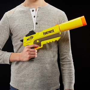 اسباب بازی تفنگ نرف فورتنایت Fortnite SP-L مدل Hasbro - Nerf - Fortnite SP-L - Elite Dart Blaster - Detachable Barrel and 6 Darts _اسباب بازی تفنگ
