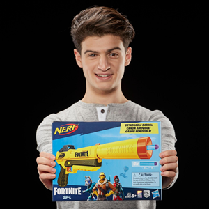 اسباب بازی تفنگ نرف فورتنایت Fortnite SP-L مدل Hasbro - Nerf - Fortnite SP-L - Elite Dart Blaster - Detachable Barrel and 6 Darts _اسباب بازی تفنگ