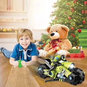  اسباب بازی موتور کنترلی شارژی رنگ سبز مدل DRIFT MOTORBIKE مقیاس 1:10_اسباب بازی ماشین کنترلی