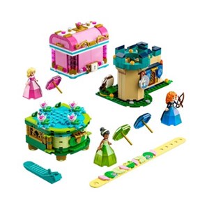 اسباب بازی لگو دیزنی خانه های پرنسس های دیزنی 558 قطعه مدل Aurora, Merida and Tiana’s Enchanted Creations - 43203 Building Kit_اسباب بازی لگو