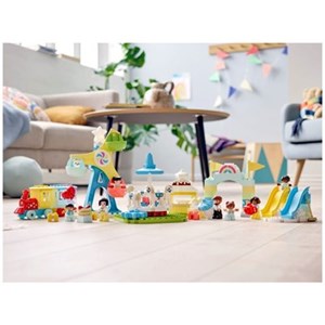 اسباب بازی لگو دوپلو شهربازی 95 قطعه مدل Amusement Park - 10956 Building Kit_اسباب بازی لگو