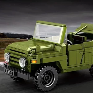 اسباب بازی لگو تکنیک جیپ ارتشی سبز 662 قطعه مدل SEMBO 705700 BJ212_اسباب بازی لگو