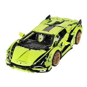 اسباب بازی لگو تکنیک ماشین لامبورگینی سیان 3696 تکه مقیاس 1:8 مدل  Technic Lamborghini Sian 56001_اسباب بازی لگو