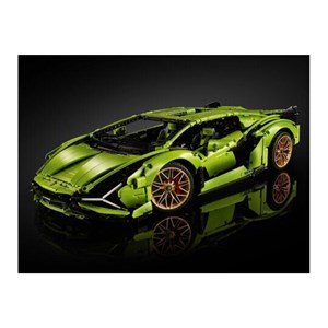 اسباب بازی لگو تکنیک ماشین لامبورگینی سیان 3696 تکه مقیاس 1:8 مدل  Technic Lamborghini Sian 56001_اسباب بازی لگو